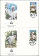 1984 WWF: Pelikán Sor 4 Db FDC-n Mi 4104-4107 - Other & Unclassified