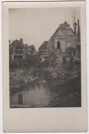 Carte Photo Militaria WWI Champagne Somme  Ruines Trou D'obus - Weltkrieg 1914-18