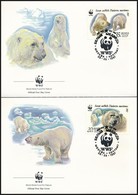 1987 WWF: Jegesmedve Sor 4 Db FDC-n Mi 5694-5697 - Autres & Non Classés