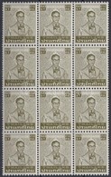 ** 1981 Forgalmi: Bhumibol Aduljadeh Király Hajtott 12-es Tömb Mi 993 A X X - Autres & Non Classés