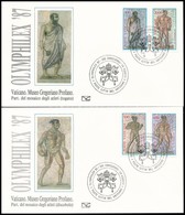 1987 Bélyegkiállítás Sor Mi 916-919 2 Db FDC-n - Andere & Zonder Classificatie