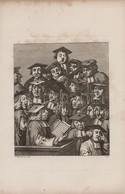 XIX. Sz. Vége William Hogarth (1694-1764) 4 Rézmetszetének Kés?bbi Levonata/  
Cca 1900 After William Hogarth: 4 Etching - Estampes & Gravures