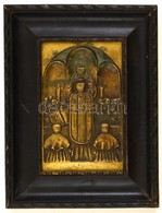 Jelzés Nélkül: Úrfelmutatás. Bronz Plakett, Keretben, 15×10 Cm - Altri & Non Classificati