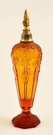 Art Deco Parfümszóró, Formába öntött, Apró Karcolásokkal, Hiányos Réz Fej, M:23 Cm - Glas & Kristal