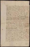 1774 Kézzel írt Záloglevél Sok Aláírással és Viaszpecséttel - Unclassified