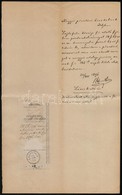1896 Lajtafalu, Utalvány Szelvény Okmányon - Non Classés