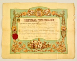 1910 Latatos Mesterlevél és Testületi Oklevél, A Budapesti Egyesült Lakatos-, Puskam?ves-, Reszel?vágó-, Késes, Láncková - Unclassified
