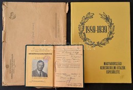 1943 Bp., Utazó ügynök Fényképes Igazolványa + A Magyar Kereskedelmi Utazók Egyesülete Névre Szóló Kiadványa - Unclassified