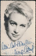 Martine Carol (1920-1967) Francia Színészn?, Szexszimbólum által Dedikált Fotólap / Autograph Signed Photo - Andere & Zonder Classificatie