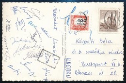 Cca 1965 Magyar Labdarúgók Aláírásai Levelez?lapon (Sz?cs, Zámbó, Dunai, Stb.) - Other & Unclassified