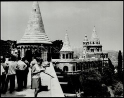 Cca 1970 Budapest, A Halászbástya és Környéke 4 Db Igényes, Nagyméret? Fotó 30x24 Cm - Other & Unclassified