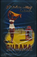 Cubana Bronzbarnítóval Fájdalom Nélkül Barnul..., átlátszó Reklámfólia, 19x28 Cm - Reclame