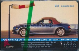 1999 BMW Z3 Roadster Használatlan Telefonkártya, Bontatlan Csomagolásban. Csak 2500 Db! / Unused Phone Card - Zonder Classificatie