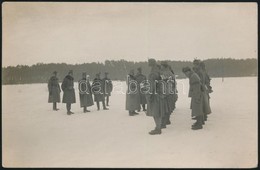 Cca 1917 IV, Károly A Fronton Magyar Csapatokat Inspekcióz. / WW: I. Military Photo 9x15 Cm - Other & Unclassified