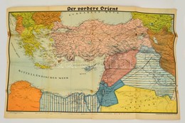 1941 A Közel-Kelet és A Balkán Térképe 65x100 Cm - Andere & Zonder Classificatie