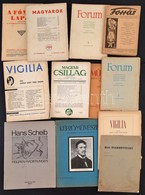 Vegyes Nyomtatvány Tétel, 12 Db: 1928 Képz?m?vészet II. évf. 11. Szám, 1930 A M?gy?jt?. 11. Szám, 1939 A F?nök Lapja. II - Unclassified