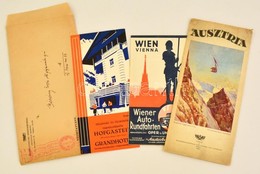 Cca 1930-1935 Ausztriával Kapcsolatos 3 Db Utazási Prospektus - Non Classificati