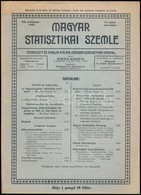 1929 Magyar Statisztikai Szemle VII. évf. 11. Sz. 1929. November. Szerk.: M. Kir. Központi Statisztikai Hivatal, Dr. Dob - Zonder Classificatie