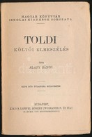 Arany János: Toldi. Költ?i Elbeszélés. Magyar Könyvtár 69-70. Bp.,é.n., Lampel R. (Wodianer F. és Fiai) Rt., (Hornyánszk - Unclassified