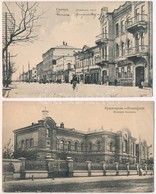 ** 2 Db RÉGI Orosz Városképes Lap; Samara és Krasnoyarsk / 2 Pre-1945 Russian Town-view Postcards; Samara And Krasnoyars - Non Classés