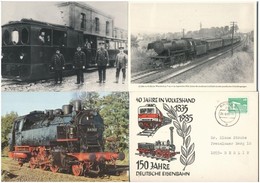 ** 16 Db MODERN Motívumlap, Külföldi G?zmozdonyok / 16 Modern Motive Postcards; European Locomotives - Non Classés