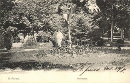 T2/T3 Balatonfüred, Park. Kiadja Balázsovich Gyula Fényképész 1905. (EK) - Unclassified