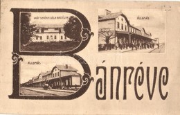 T2 Bánréve, Gróf Serényi Béla Kastély, Vasútállomás, Vasutasok. Art Nouveau Iniciálés Díszítés - Unclassified