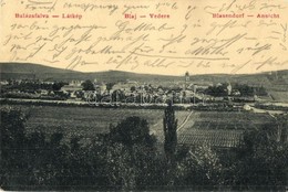 * T2/T3 Balázsfalva, Blasendorf, Blaj; Látkép. W. L. 1853. / Totalansicht / General View (fa) - Unclassified