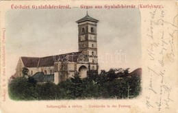 T2/T3 Gyulafehérvár, Karlsburg, Alba Iulia; Székesegyház A Várban / Castle Gate (EK) - Unclassified