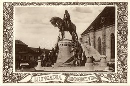 ** T1/T2 Kolozsvár, Cluj; Mátyás Király Szobor, Hungaria Irredenta / Monument, Art Nouveau - Unclassified