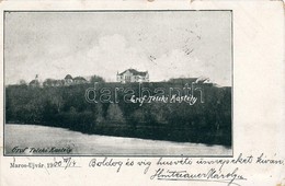 T3/T4 1900 Marosújvár, Ocna Mures; Gróf Teleki Kastély / Castle (tear) - Unclassified
