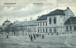 T2 1914 Aranyosmarót, Zlaté Moravce; Vármegyeház. Steiner Samnu Kiadása / County Hall - Zonder Classificatie