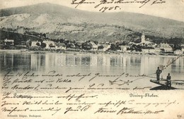 T2/T3 1905 Dévény, Theben A. D. Donau, Devin (Pozsony); Duna, Vár / River Bank, Castle (EB) - Zonder Classificatie