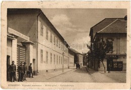 T2/T3 Komárom, Komárnó; Katonakórház, Corvina üzlet / Vojenská Nemocnice /  Military Hospital, Shop (EK) - Unclassified