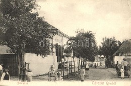 T2/T3 1910 Kövi, Kamenany; F? Utca, Vlachó János üzlete és Saját  Kiadása / Main Street, Shop (EK) - Non Classés