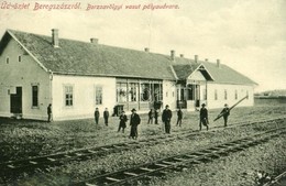 T3 Beregszász, Berehove; Borzsavölgyi Vasút Pályaudvara, Vasútállomás. W. L. Bp. 6063. / Berzhava Valley Railway Station - Unclassified