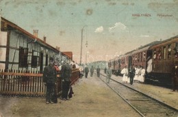 ** T2/T3 Királyháza, Koroleve; Vasútállomás és Vonat / Bahnhof / Railway Station With Train (fl) - Unclassified