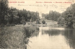 T3 1906 Zágráb, Agram, Zagreb; Glorieta U Maksimiru / Gloriette, Maksimir Park (r) - Unclassified