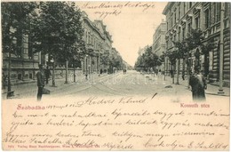 T2/T3 1899 Szabadka, Subotica; Kossuth Utca. Kiadja Hans Nachbargauer / Street View (EB) - Zonder Classificatie
