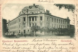 T2/T3 1899 Szabadka, Subotica; Gimnázium. Vig Zsigmond Sándor Kiadása / Grammar School (EK) - Non Classificati