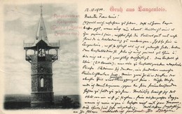 T2/T3 1900 Langenlois, Kampthalwarte Am Heiligenstein / Lookout Tower - Non Classés