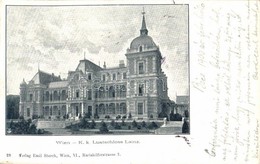 T2 1900 Vienna, Wien XIII. K. K. Lustschloss Lainz / Hermesvilla, Palace. Verlag Emil Storch 28. - Unclassified