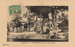 * T1/T2 Porto-Novo, Dans La Ville Indigene / Indigenous Village - Non Classificati