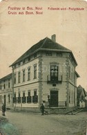 T4 Novi Grad, Bosanski Novi; Postanski Wied / Postgebäude / Post Office, Ladder. W. L. Bp. 1660. (EM) - Unclassified
