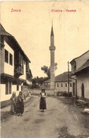 * T2/T3 Zenica, Dzamija / Moschee / Street View With Mosque. W.L. Bp. 4878-909. Modewarehaus Béla Hischfeld (EK) - Non Classificati