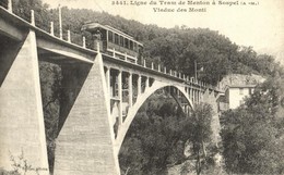 T2 Menton-Monte Carlo Tramway, Viaduct, Tram - Non Classés