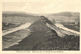 ** T2/T3 Mosel, Blick Vom Barl Auf Bullay-Alf Und Pünderich / Landscape With Hills And River (EK) - Unclassified