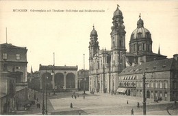 ** T2 München, Odeonsplatz Mit Thetiner Hofkirche Und Feldherrenhalle / Square, Church - Unclassified