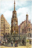 ** Nürnberg, Nuremberg; 11 Pre-1945 Art Postcards S: Sollmann - Unclassified