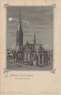 T3/T4 Sankt Johann (Saarbrücken), St. Johanneskirche / Church. Hold To Light Litho  (cut) - Unclassified